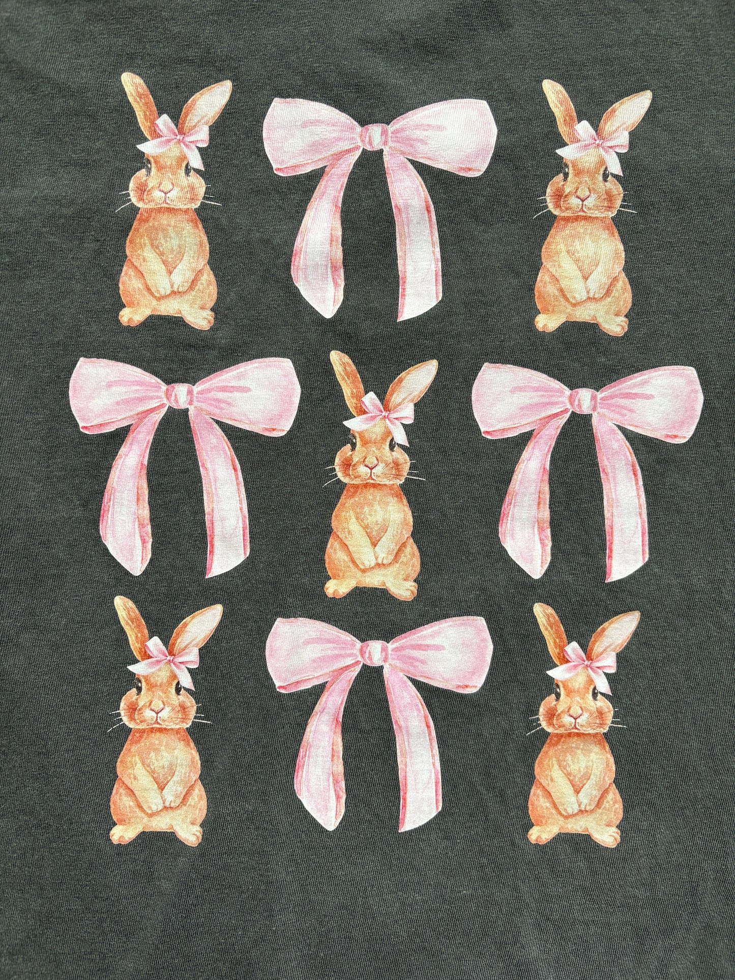 EASTER - Bunny and Bows - Short Sleeve