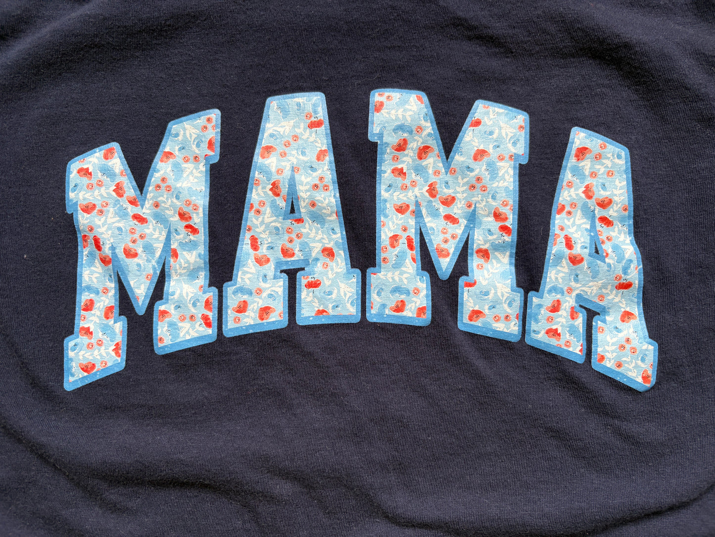 Floral MAMA - Short Sleeve