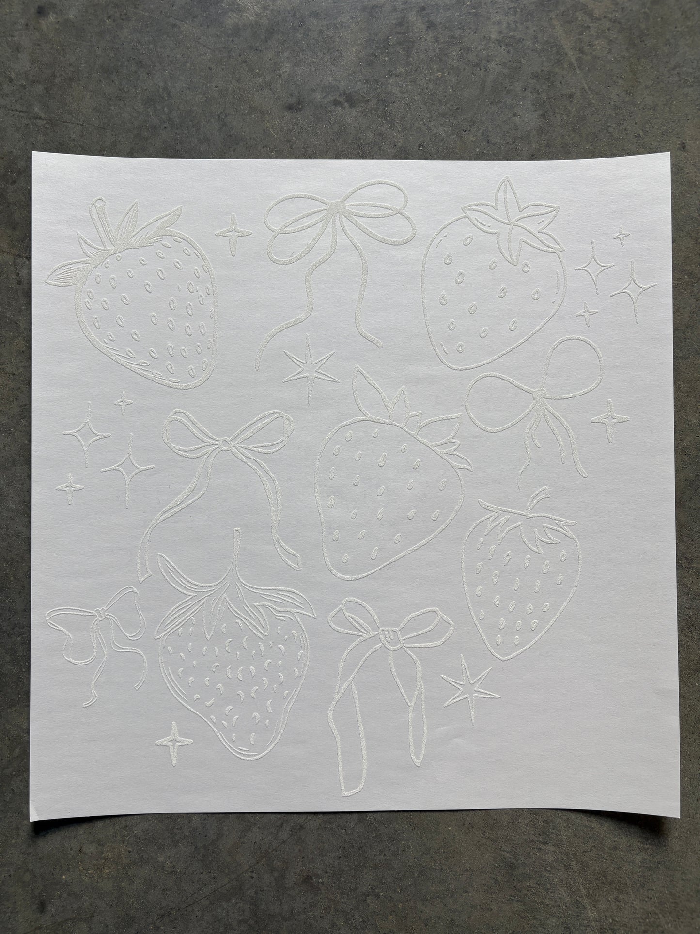 Strawberries & Bows Short Sleeve