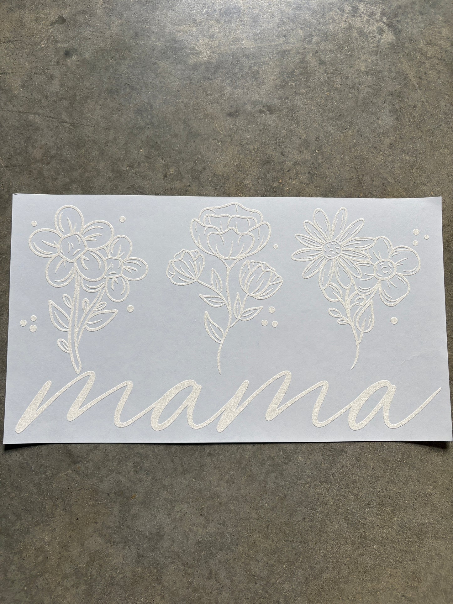 Mama (Flowers) Crewneck Sweatshirt