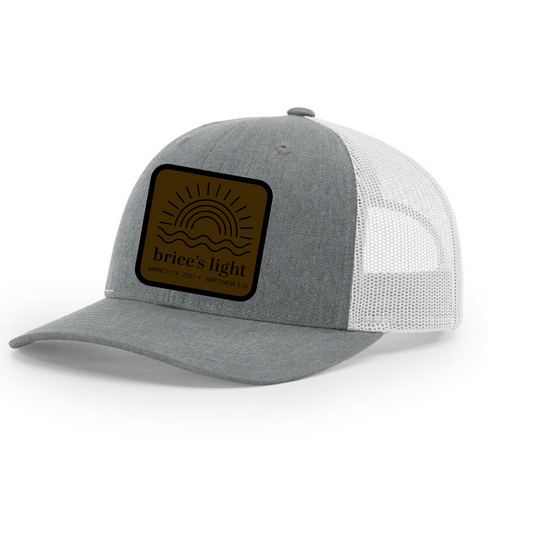 Brice's Light - Leather Patch Hat - Adult