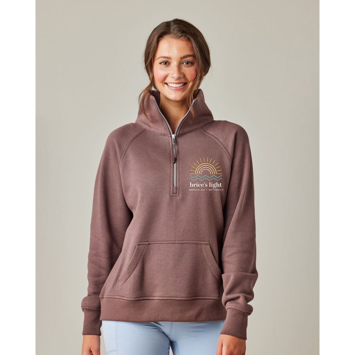 Brice's Light - Quater Zip Sweatshirt