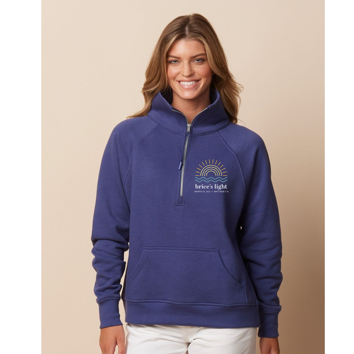 Brice's Light - Quater Zip Sweatshirt