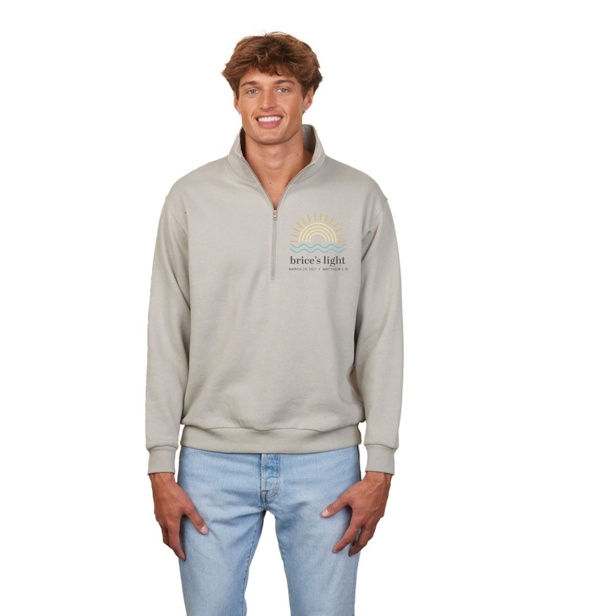 Brice's Light - Quater Zip Sweatshirt