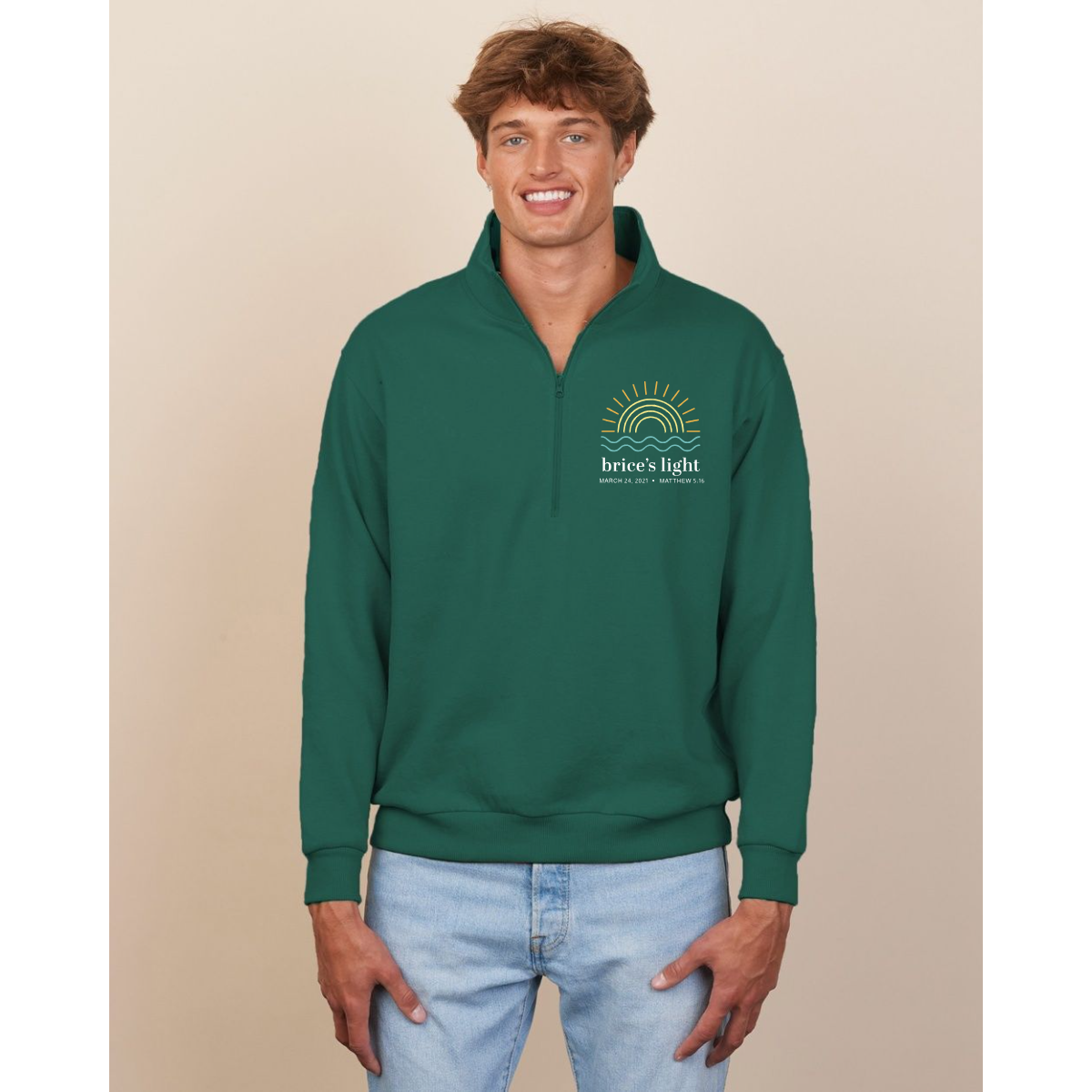 Brice's Light - Quater Zip Sweatshirt