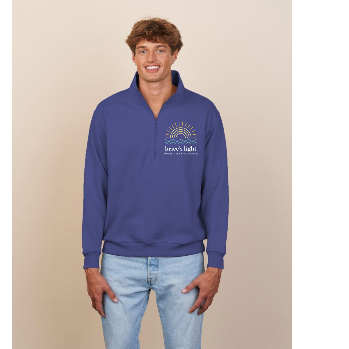 Brice's Light - Quater Zip Sweatshirt